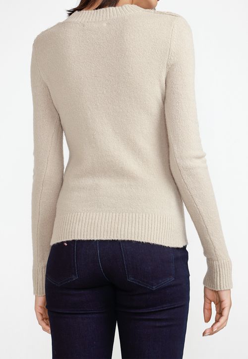 Sweater Mujer Acrílico Beige