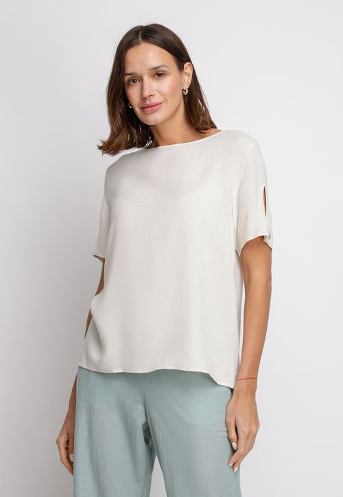 Blusa De Mujer Garza Arena