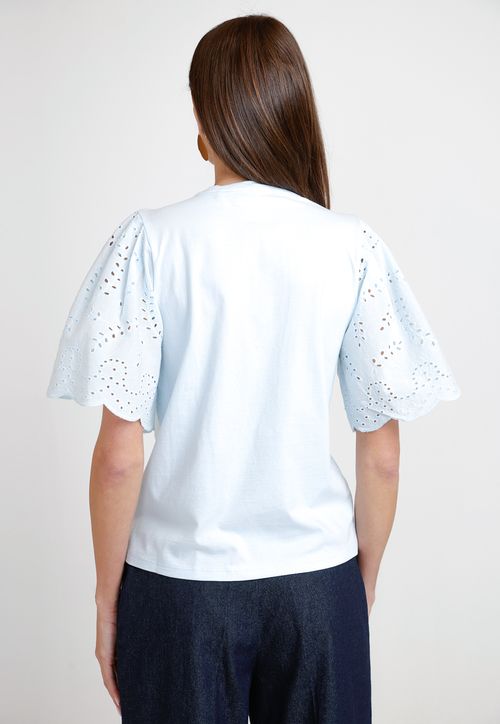 Polera de Mujer Modelo Pascal Color Celeste