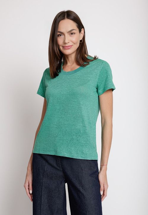 Polera de Mujer Modelo Gantt Color Verde