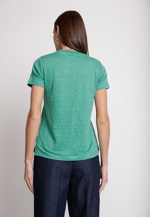 Polera de Mujer Modelo Gantt Color Verde