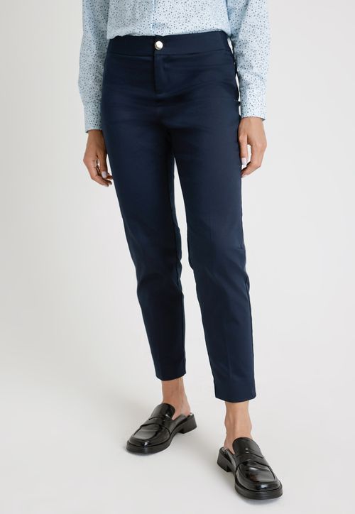 Pantalón De Mujer Modelo Ciro Color Marino