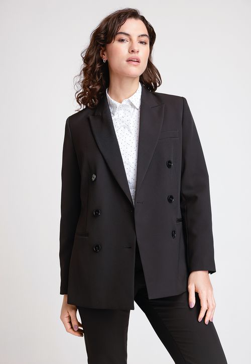 Chaqueta De Mujer Modelo Peyton Color Negro
