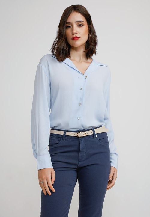 Blusa Mujer Calista Celeste