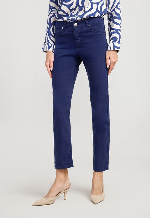 Pantalón Mujer Petra Algodón Peruano Navy
