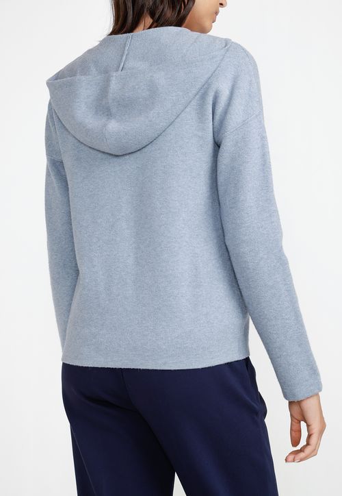 Polerón Mujer Viscosa Gris Claro