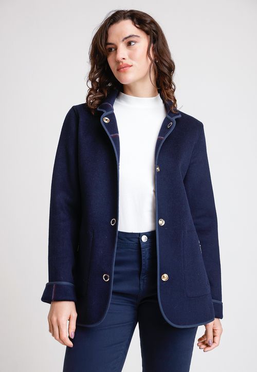 Chaquetón De Mujer Reversible Marlee Color Marino