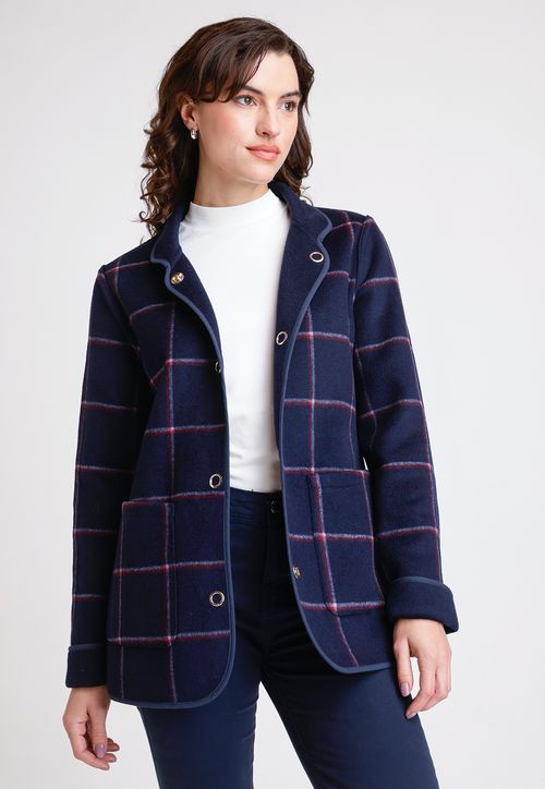 Chaquetón De Mujer Reversible Marlee Color Marino