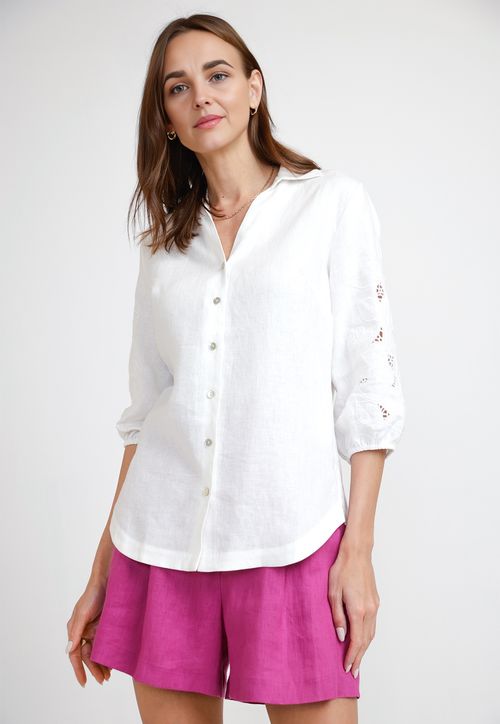 Blusa de Mujer Modelo Belén Color Blanco