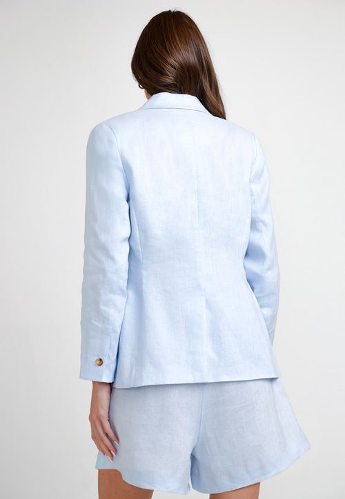 Chaqueta de Mujer Modelo Celine Color Celeste