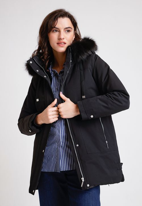 Parka De Mujer Modelo Belisa Color Negro