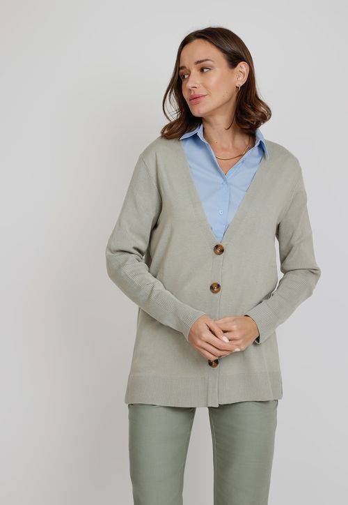 Tejido De Mujer Margarita Top Verde Nilo