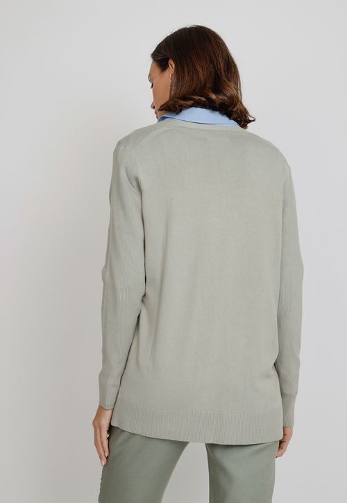 Tejido De Mujer Margarita Top Verde Nilo