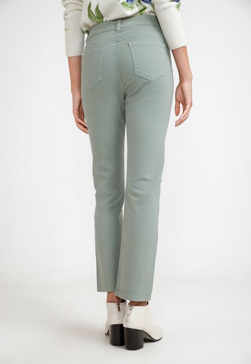 Pantalón Básico Mujer Algodón Peruano Verde