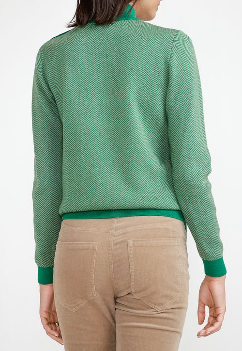 Sweater Mujer Algodón Verde