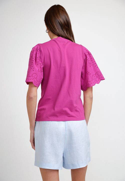 Polera De Mujer Modelo Pascal Color Violeta