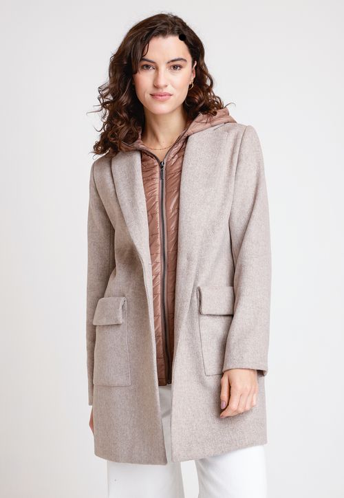 Chaquetón De Mujer Modelo Joss Color Beige