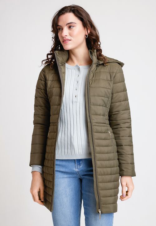 Parka De Mujer Modelo Jolie Color Verde Musgo