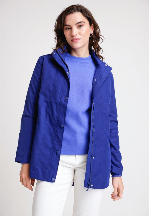 Impermeable De Mujer Modelo Bao Color Azul