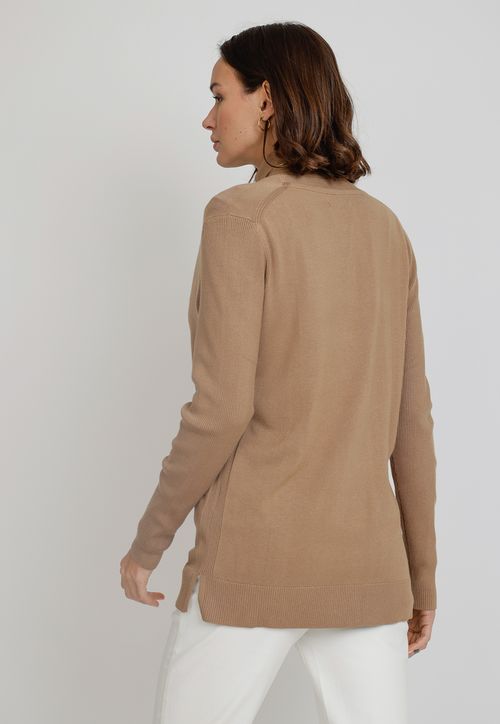 Tejido De Mujer Margarita Top Taupe