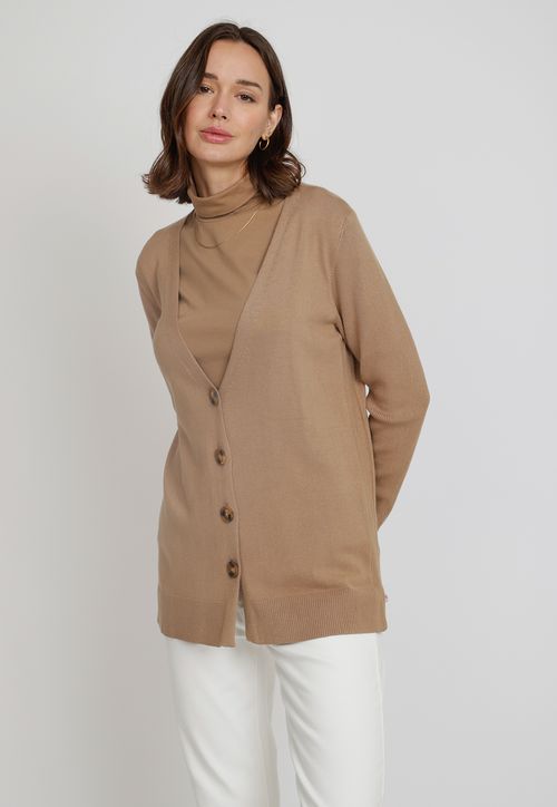 Tejido De Mujer Margarita Top Taupe