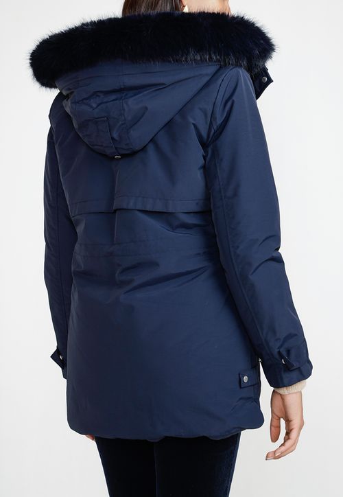 Parka Gruesa Mujer Marino