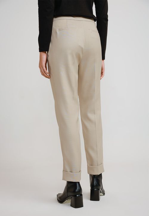 Pantalón Mujer Lana Arena
