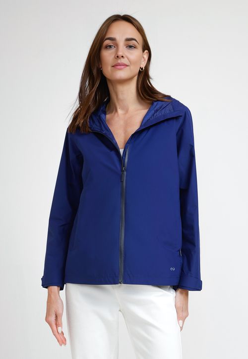 Cortaviento De Mujer Modelo Nadia Color Azul