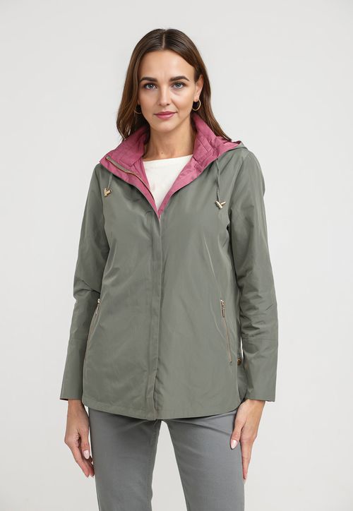 Chaqueta Mujer Eva Reversible Oliva
