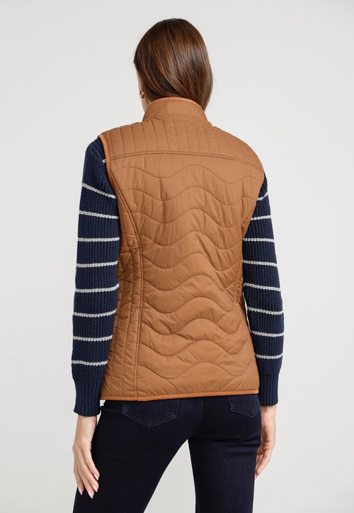 Parka Sin Mangas Baset Mujer Camel