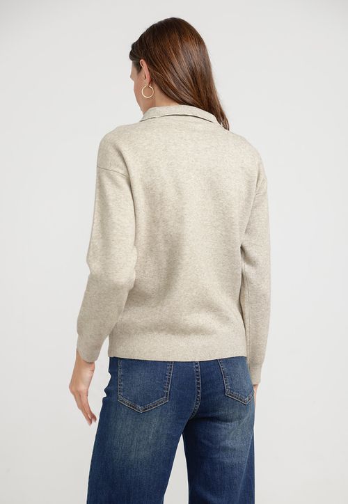 Polerón Mujer Lucía Beige