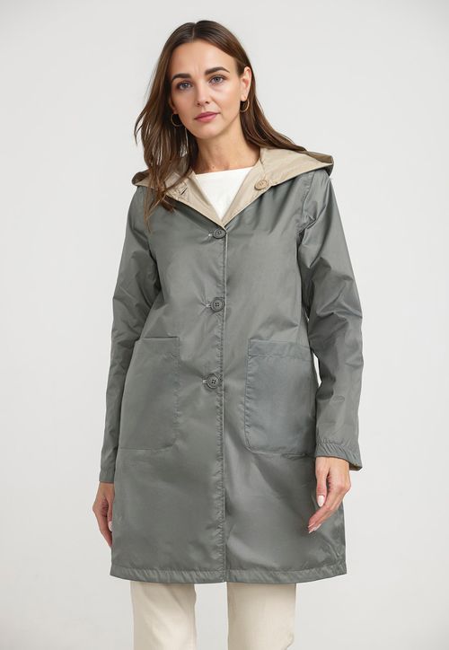 Impermeable Mujer Paz Taupe