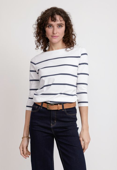 Polera Mujer Astrid Algodón Peruano Blanco