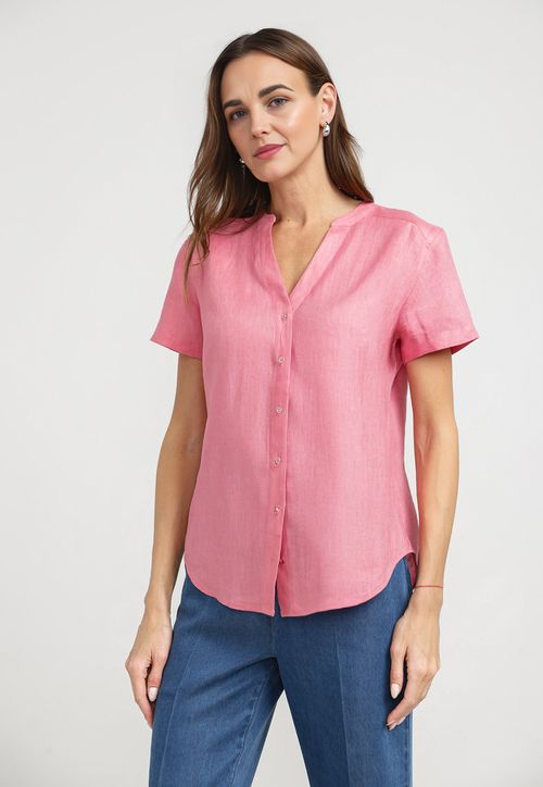 Blusa Mujer Keiko Lino Magenta