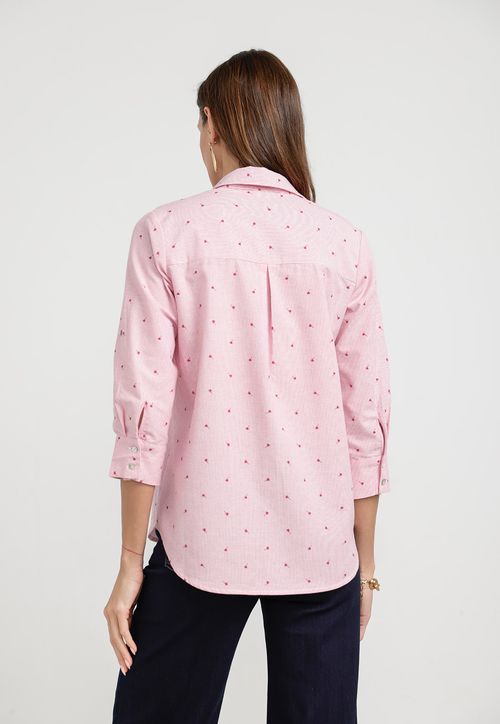 Blusa Mujer Helen Algodón Blanco