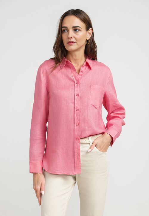 Blusa Mujer Cea Lino Magenta