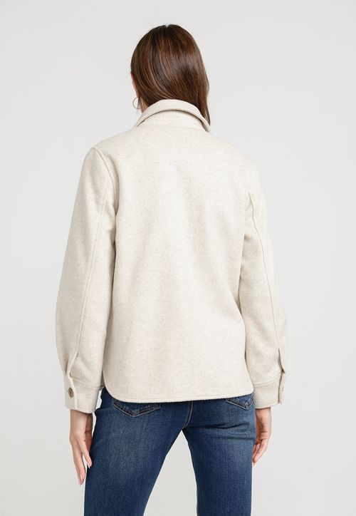 Chaquetón Mujer Abelia Lana Beige