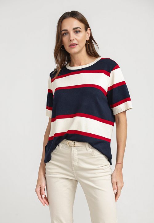 Polera Mujer Cala Viscosa Tomate