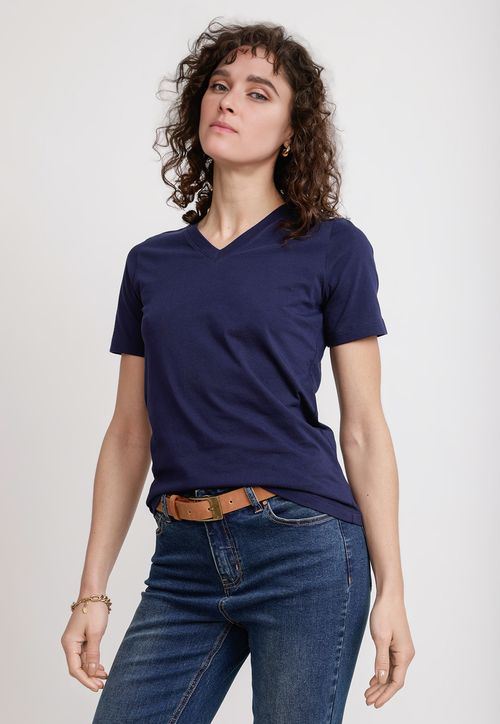 Polera Mujer Altea Algodón Peruano Navy