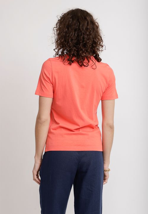 Polera Mujer Altea Algodón Peruano Coral