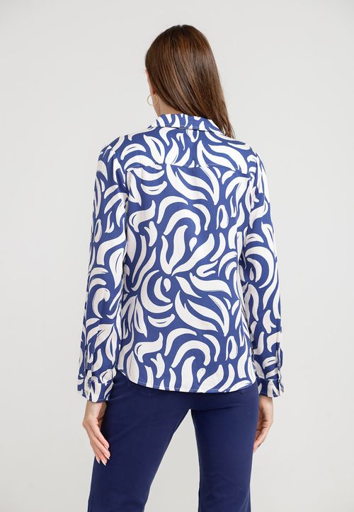 Blusa Mujer Liz Viscosa Blanco