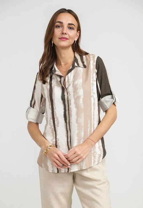 Blusa Mujer Segovia Viscosa Safari
