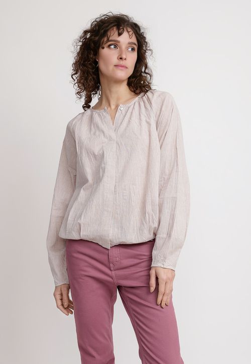 Blusa Mujer Olivia Lino Beige