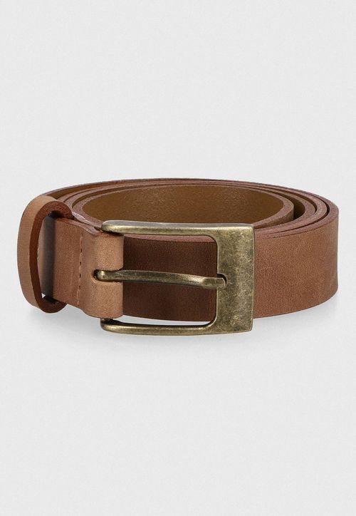 Cinturón de Mujer Alberta en Cuero Camel