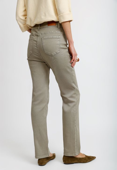 Pantalón Recto Oliva Ely26 Mujer