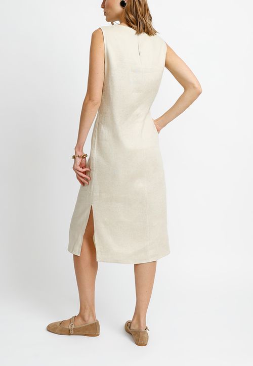 Vestido Beige Rose Mujer