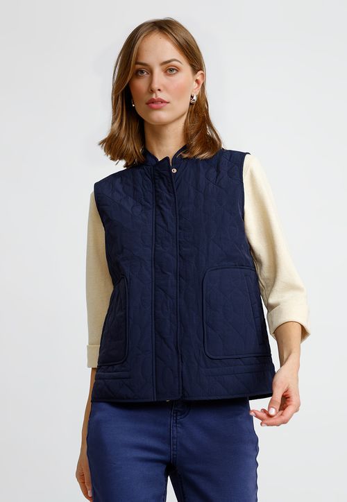 Parka Sin Mangas Navy Angelina