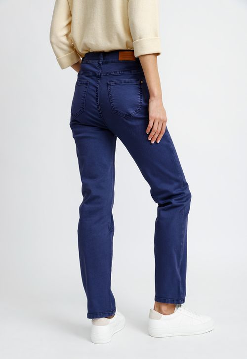 Pantalón Recto Navy Ely26 Mujer